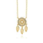 Load image into Gallery viewer, GOLDEN DREAMCATCHER NECKLACE