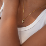 Load image into Gallery viewer, Blessed Hamsa Necklace GOLD