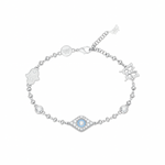 Load image into Gallery viewer, CIRCLE OF LUCK BRACELET SILVER