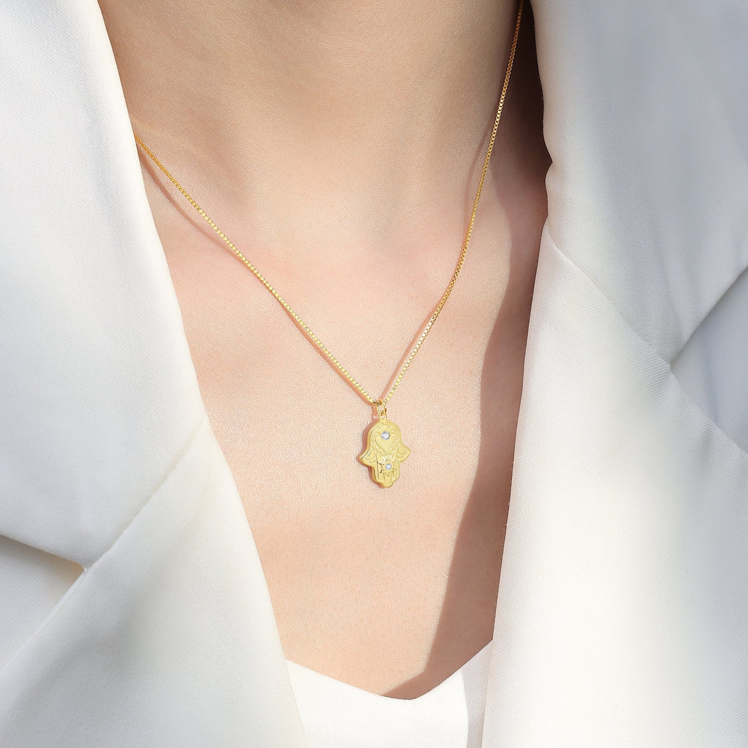 Blessed Hamsa Necklace
